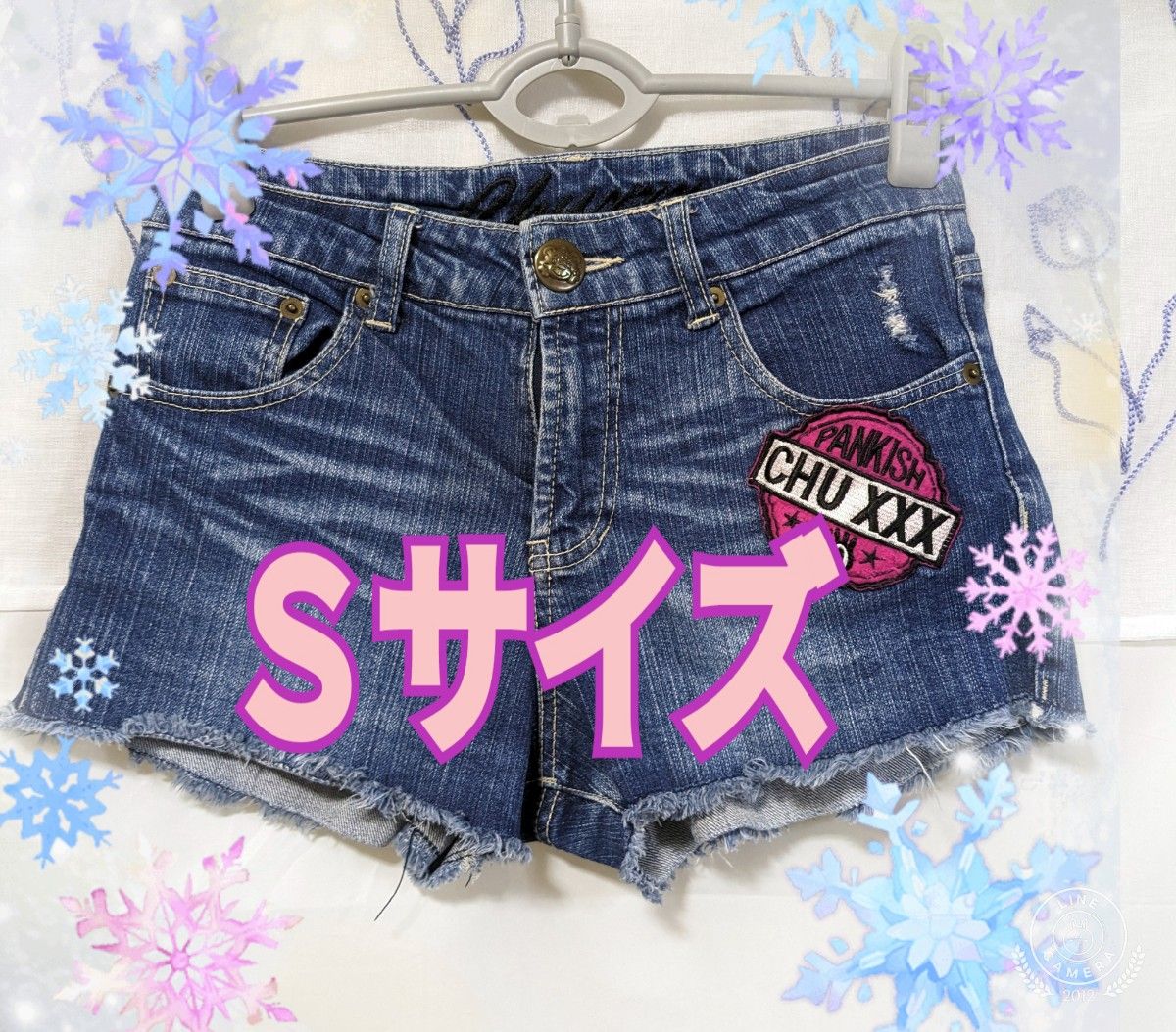 CHUXXX て デニム ショートパンツ　 ジーンズ s 