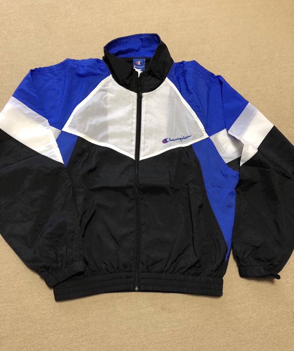 ☆新品☆未使用☆自宅保管品☆チャンピオン champion ウィンドブレーカー 切り替えデザイン ジャンパー アメカジ 男女兼用 スポーツ_画像1