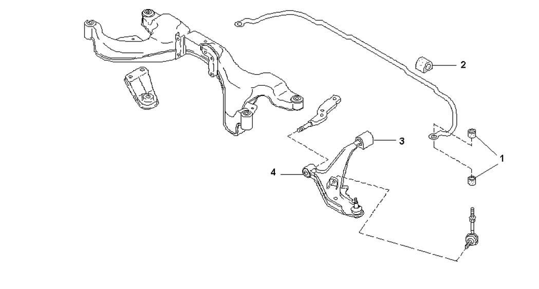 SIBERIAN BUSHING/シベリアンブッシング スタビライザー用ウレタンブッシュ エキスパート VW11 Frサスペンション 2個 2-01-608 54613-0P005_画像3