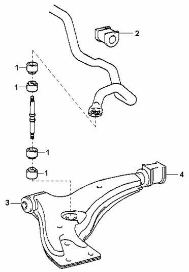 SIBERIAN BUSHING ロワアーム後方用ウレタンブッシュ カローラ2 EL43 Frサスペンション 1個 1-06-1426 48068-10051/48068-10070/48068-100_画像3