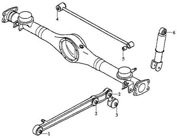 SIBERIAN BUSHING トレーリングアーム 前方用ウレタンブッシュ YRV M211 Rr サスペンション 1個 6-06-1945 48720-97401/48720-97201-000/4_画像3