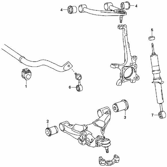 SIBERIAN BUSHING/シベリアンブッシング スタビライザー用ウレタンブッシュ タンドラ UCK50 Frサスペンション 2個 1-01-1519 48815-0C050_画像3