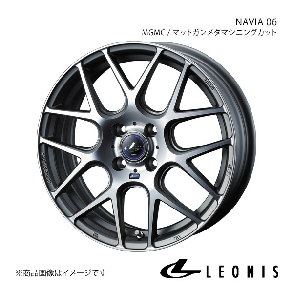 LEONIS/NAVIA 06 ピクシスエポック LA300系 アルミホイール1本【16×5.0J 4-100 INSET45 MGMC(マットガンメタマシニングカット)】0037602_画像1