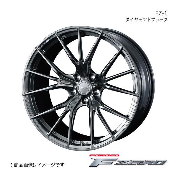 F ZERO/FZ-1 インプレッサWRX STI GDB ブレンボキャリパー E型～ ホイール1本【18×8.0J 5-114.3 INSET45 ダイヤモンドブラック】0038969_画像1