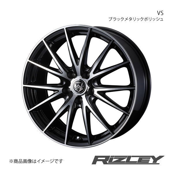 RiZLEY/VS インプレッサG4 GJ系 アルミホイール1本【15×6.0J 5-100 INSET43 ブラックメタリックポリッシュ】0039420_画像1