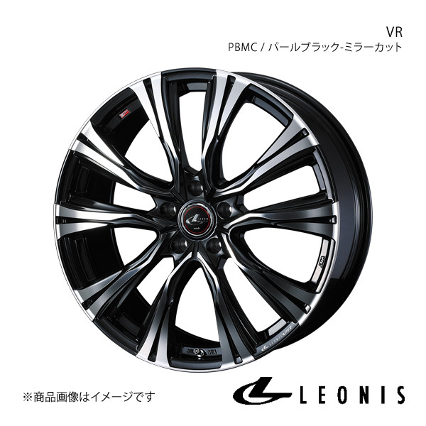 LEONIS/VR ステップワゴン RK1/RK2/RK5/RK6 アルミホイール1本【17×6.5J 5-114.3 INSET52 PBMC】0041247_画像1