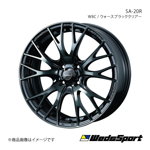 WedsSport/SA-20R インプレッサWRX STI GDB brembo 純正タイヤ(225/45-17) アルミホイール1本【17×7.5J 5-114.3 INSET45 WBC】0072731