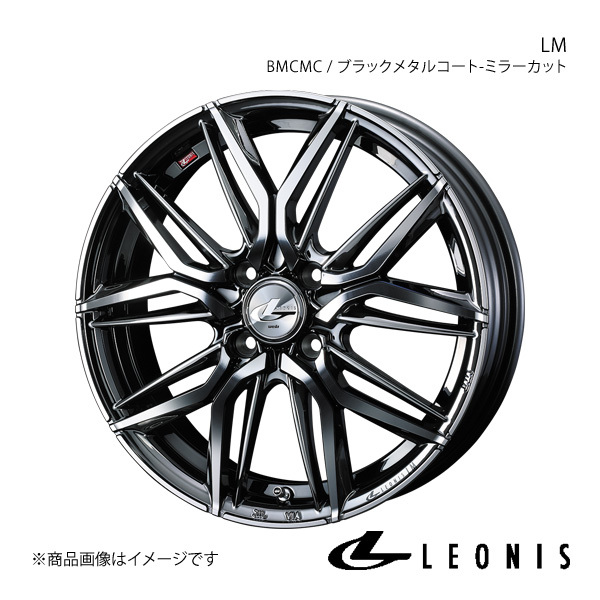 LEONIS/LM アクア P10系 クロスオーバー アルミホイール1本【17×6.5J 4-100 INSET42 BMCMC】0040800_画像1