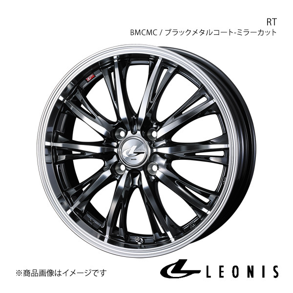 LEONIS/RT ミラージュ A03A/A05A アルミホイール1本【14×4.5J 4-100 INSET45 BMCMC】0041157_画像1