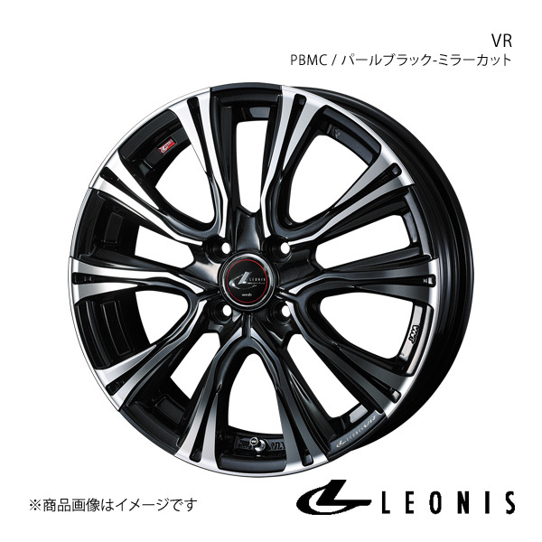 LEONIS/VR ヴィッツ 90系 14インチ車 アルミホイール1本【15×5.5J 4-100 INSET43 PBMC】0041212_画像1