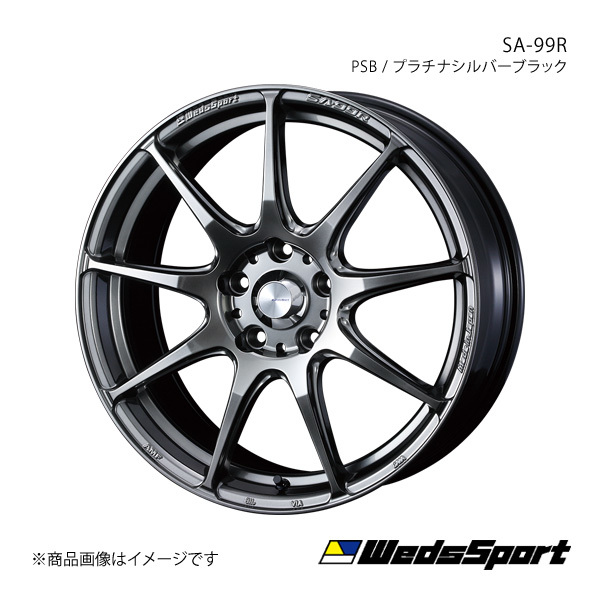 WedsSport/SA-99R フォレスター SJ系 アルミホイール1本【18×7.5J 5-100 INSET45 PSB】0073900