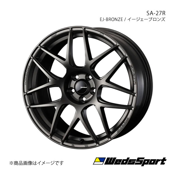 WedsSport/SA-27R ノア 70系 純正タイヤサイズ(215/50-17) アルミホイール1本【17×7.0J 5-114.3 INSET53 EJ-BRONZE】0074188_画像1