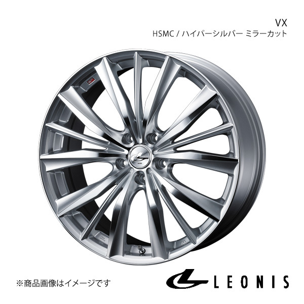 LEONIS/VX エクストレイル T33 4WD アルミホイール1本【18×8.0J 5-114.3 INSET42 BKMC】0033280_画像1