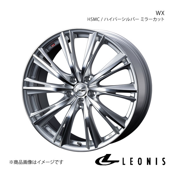 LEONIS/WX エルグランド E51 4WD アルミホイール1本【20×8.5J 5-114.3 INSET45 BKMC】0033920_画像1