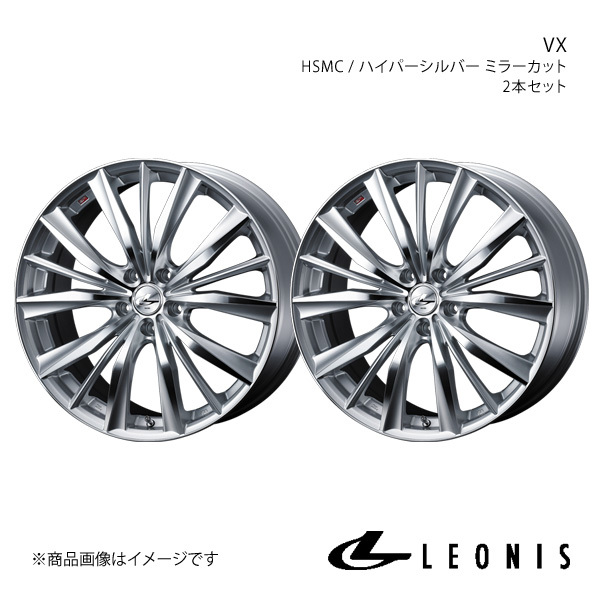 LEONIS/VX ヴォクシー 80系 5ナンバー車 アルミホイール2本セット【16×7.0J 5-114.3 INSET53 HSMC】0033254×2