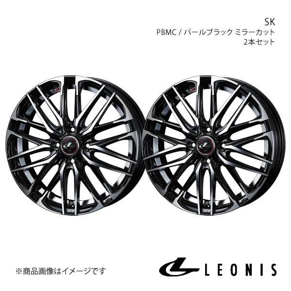 LEONIS/SK デリカD:2 MB36S/MB46S アルミホイール2本セット【15×4.5J 4-100 INSET45 PBMC】0038299×2