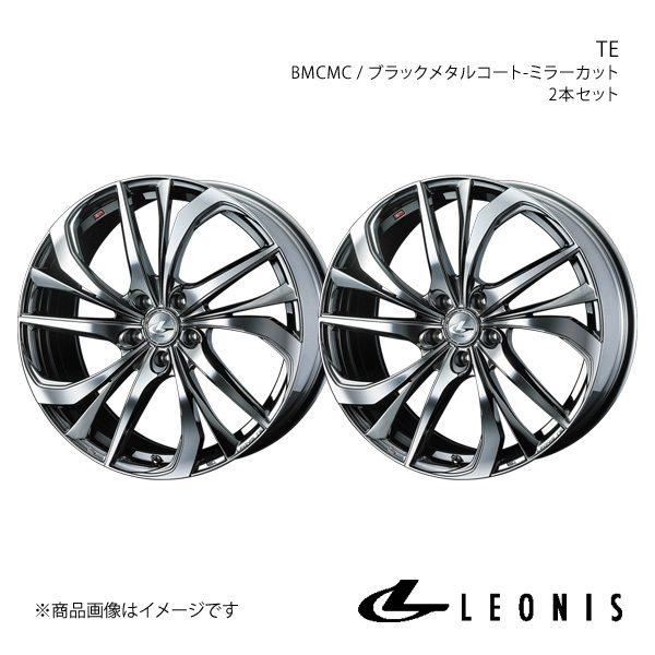 LEONIS/TE シーマ F50 4WD アルミホイール2本セット【17×7.0J 5-114.3 INSET42 BMCMC】0038763×2_画像1