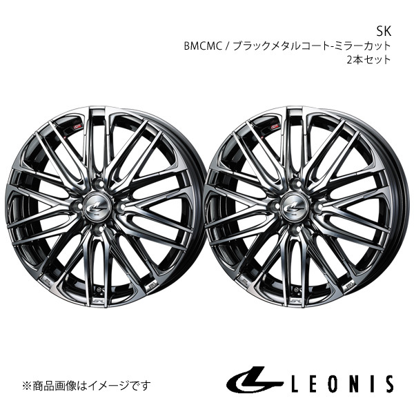 LEONIS/SK スペイド 140系 FF 15インチ車 アルミホイール2本セット【16×6.0J 4-100 INSET42 BMCMC】0039054×2