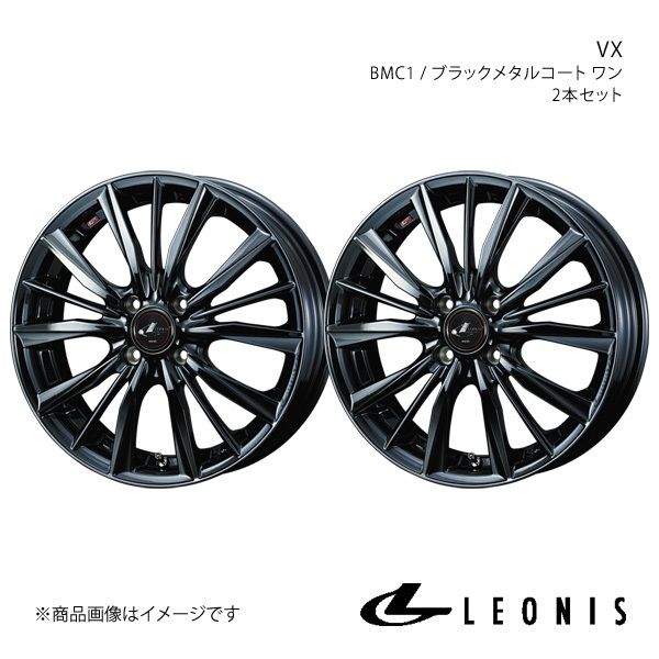 LEONIS/VX アクア P10系 X-URBAN 純正タイヤサイズ(175/60-16) アルミホイール2本セット【16×6.0J 4-100 INSET45 BMC1】0039252×2_画像1