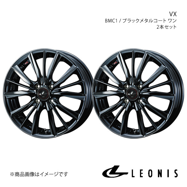 LEONIS/VX アクア K10系 4WD アルミホイール2本セット【16×6.0J 4-100 INSET45 BMC1】0039252×2_画像1