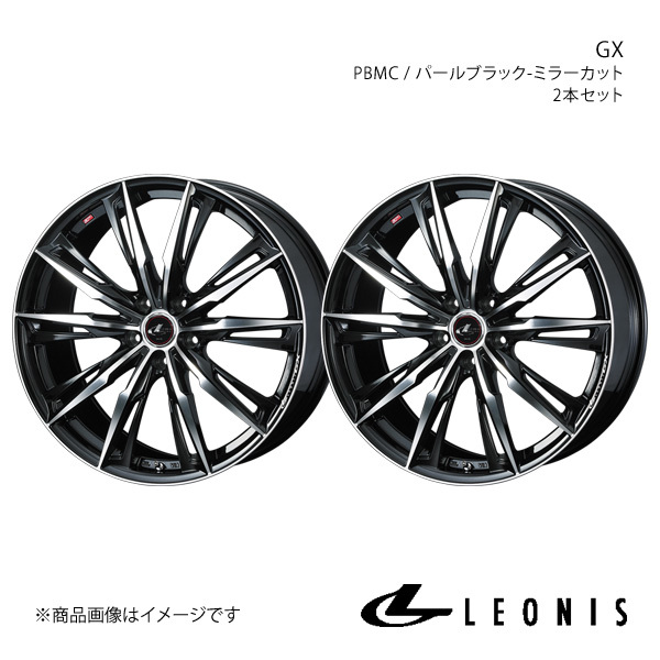 LEONIS/GX インプレッサWRX STI GDB brembo 純正タイヤ(225/40-18) アルミホイール2本セット【18×8.0J 5-114.3 INSET42 PBMC】0039379×2_画像1