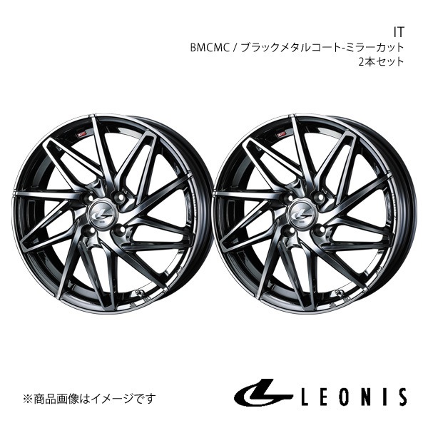 LEONIS/IT アクア P10系 クロスオーバー アルミホイール2本セット【16×6.0J 4-100 INSET42 BMCMC】0040575×2_画像1