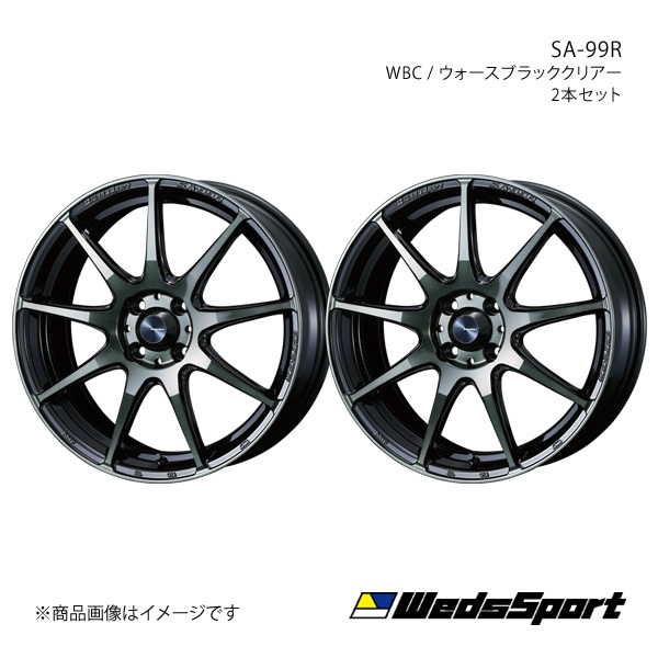 WedsSport/SA-99R ジャスティ M900系 アルミホイール2本セット【16×6.5J 4-100 INSET42 WBC】0073868×2