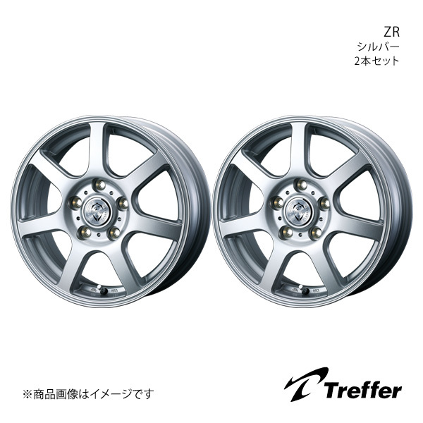 Treffer/ZR テリオスキッド L111G/L131G アルミホイール2本セット【15×5.0J 5-114.3 INSET50 シルバー】0034183×2_画像1