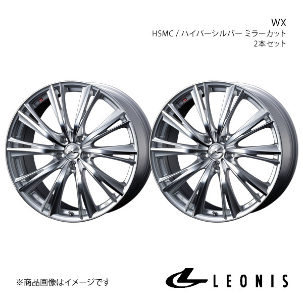 LEONIS/WX WRX S4 VAG 純正タイヤサイズ(225/45-18) アルミホイール2本セット【18×8.0J 5-114.3 INSET42 BKMC】0033905×2_画像1