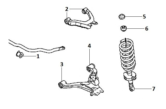 SIBERIAN BUSHING/シベリアンブッシング スタビライザー用ウレタンブッシュ パジェロ V68W/V78W Frサスペンション 2個 3-01-1131 MR374519_画像3