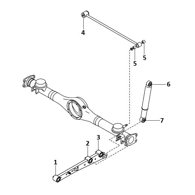 SIBERIAN BUSHING ラテラルロッド用ウレタンブッシュ パッソ KGC15 Rr サスペンション 2個 1-11-1525 90043-85102/90043-85102-000_画像3