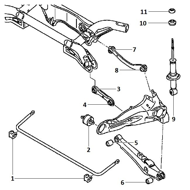 SIBERIAN BUSHING トレーリングアーム用ウレタンブッシュ ギャランフォルティススポーツバック CX3A Rr サスペンション 1個 3-06-1799 510_画像3