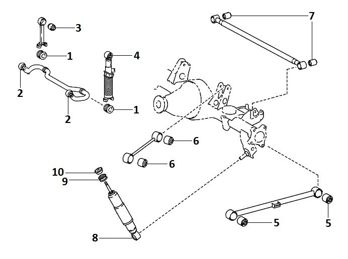 SIBERIAN BUSHING ロワアーム用ウレタンブッシュ プラド GRJ151W Rr サスペンション 1個 2-06-158 1954795/2917220-K00/5_画像3