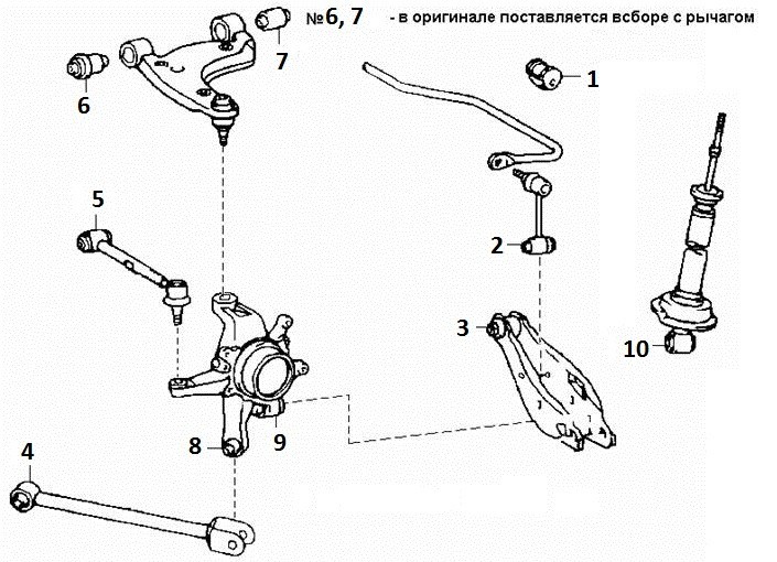 SIBERIAN BUSHING トレーリングアーム用ウレタンブッシュ ヴェロッサ GX115 Rrサスペンション 1個 1-06-1217 48710-30190/48710-30210/487_画像3