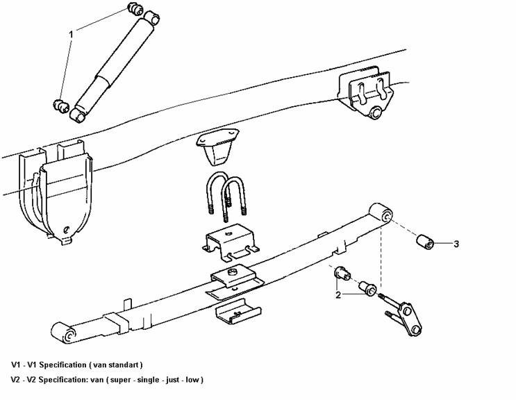 SIBERIAN BUSHING リーフスプリングシャックル上側用ウレタンブッシュ ライトエースバン・ワゴン/タウンエースバン・ワゴン CM36 Rrサス_画像3