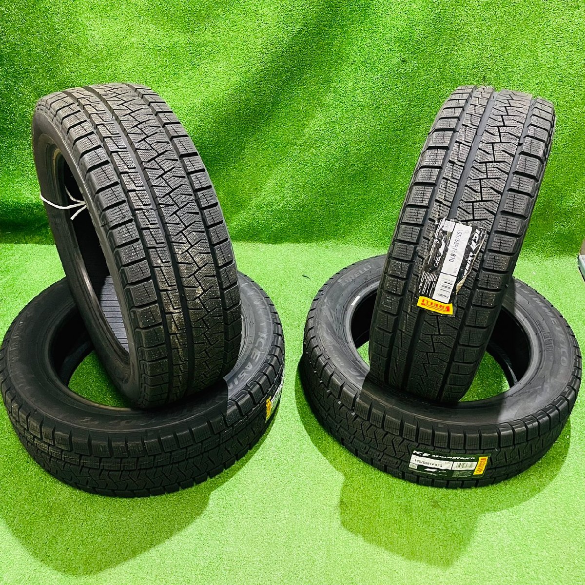 ●【未使用！ラベル付き！】195/55R16　スタッドレス　ピレリ　4本セット！アウディA1、VW　ポロ等　札幌豊平区発【店頭引取OK】●_画像1