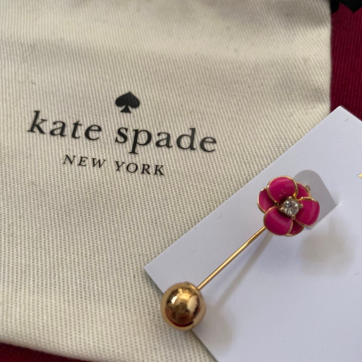 kate spade ケイトスペード アクセサリー ピアス ピンク 花