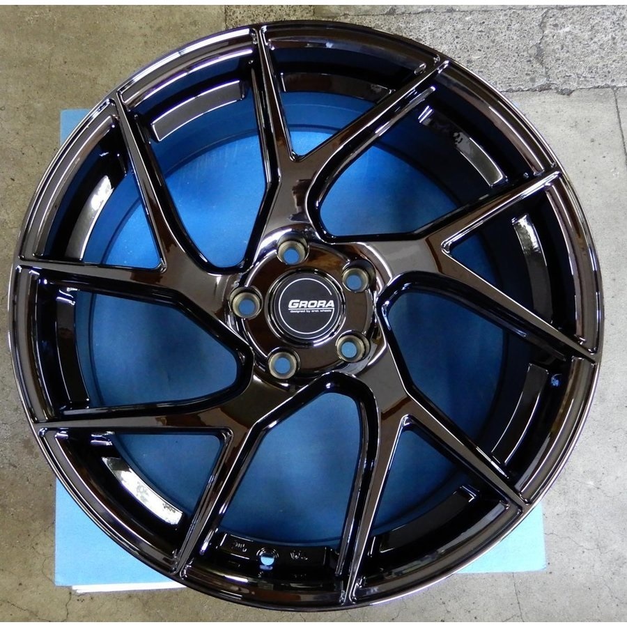 19インチ夏タイヤホイール新品4本/1台分セット　AUDI アウディTT.A4(8K).A4(8W)　245/35R19＆GRORA GS15Rブラッククロム_画像3