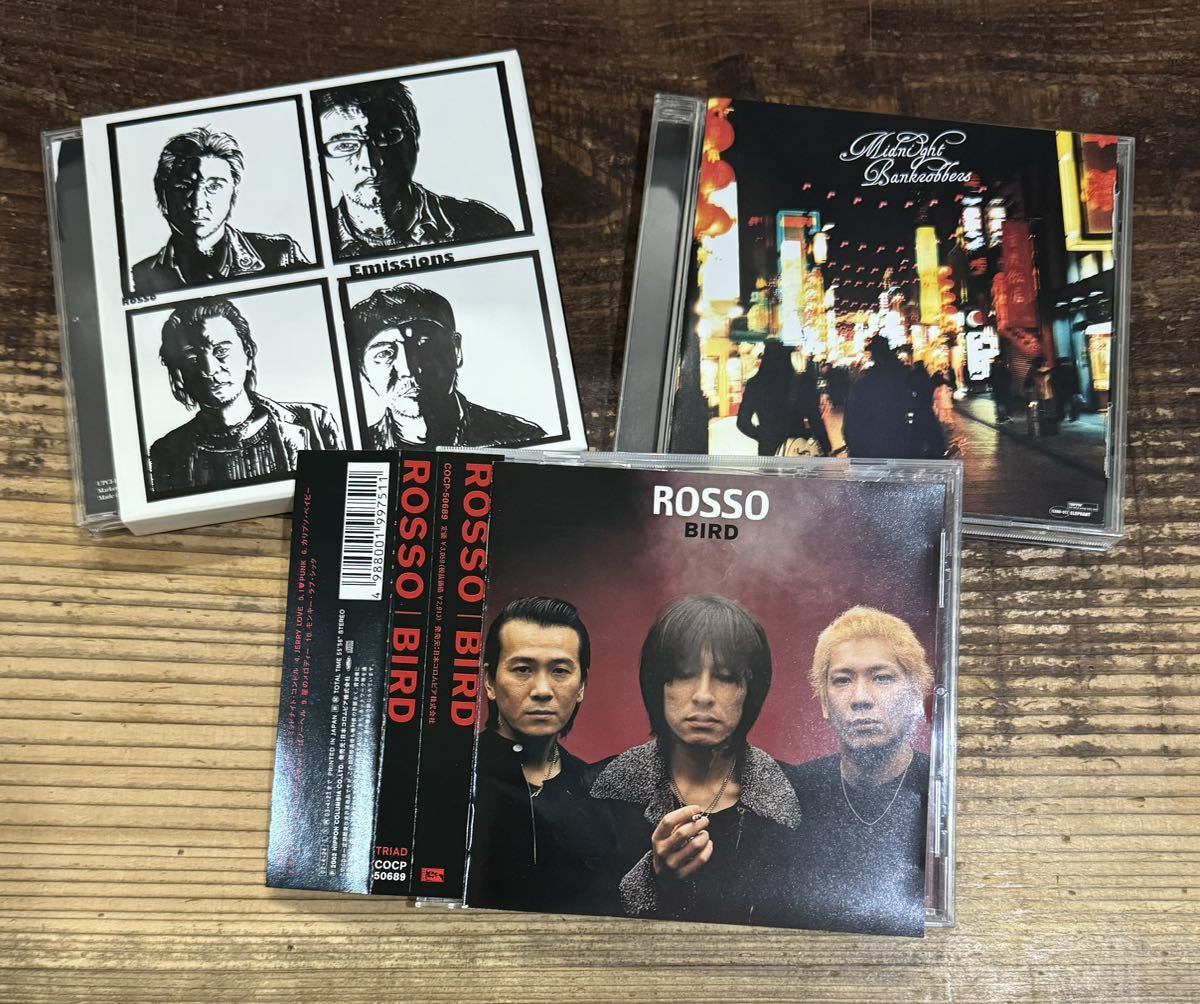 CD3枚セット】ROSSO Midnight Bankrobbers BIRD EMISSIONS 初回