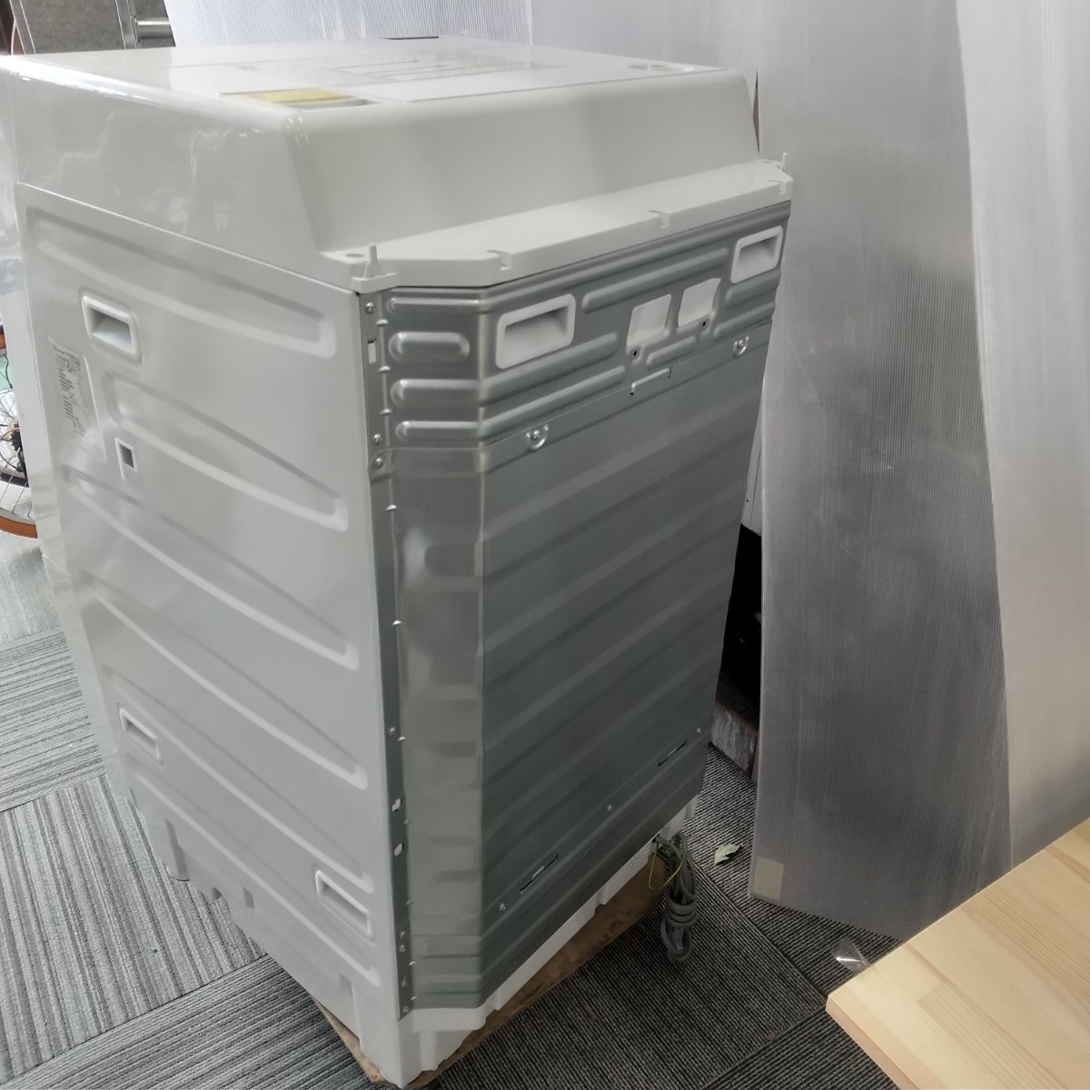 引取希望【 SHARP 】 ドラム式洗濯乾燥機 左開き ES-H10C-WL 2019年製 動作確認済み マイクロ高圧洗浄 低騒音 の画像7