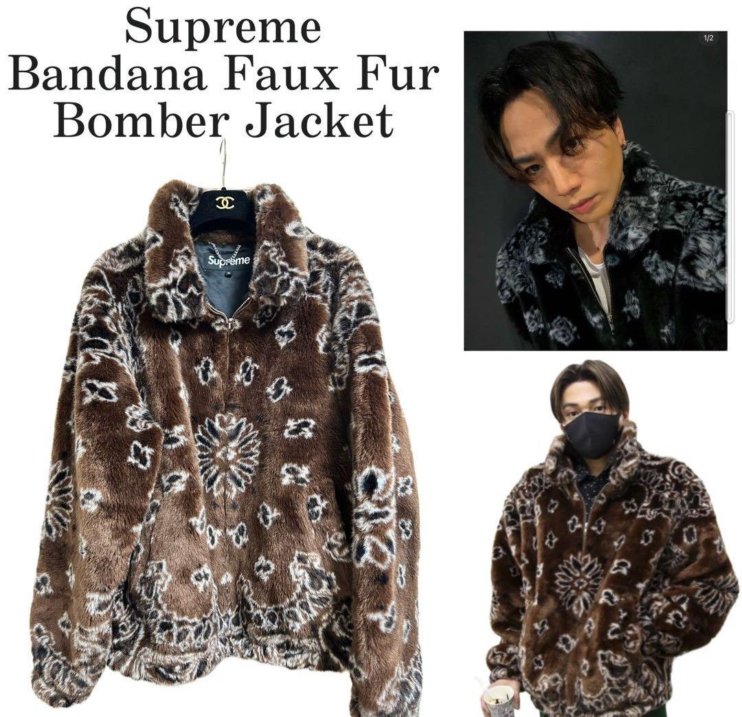 Supreme Bandana Faux Fur Bomber Jacket XL|Yahoo!フリマ(旧 Supreme Bandana Faux Fur Bomber Jacket XL|Yahoo!フリマ(旧
