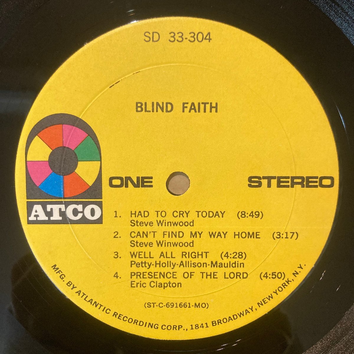 BLIND FAITH /BLIND FAITH /SD33304 /US-ORIGINAL★送料着払い★URT_画像3