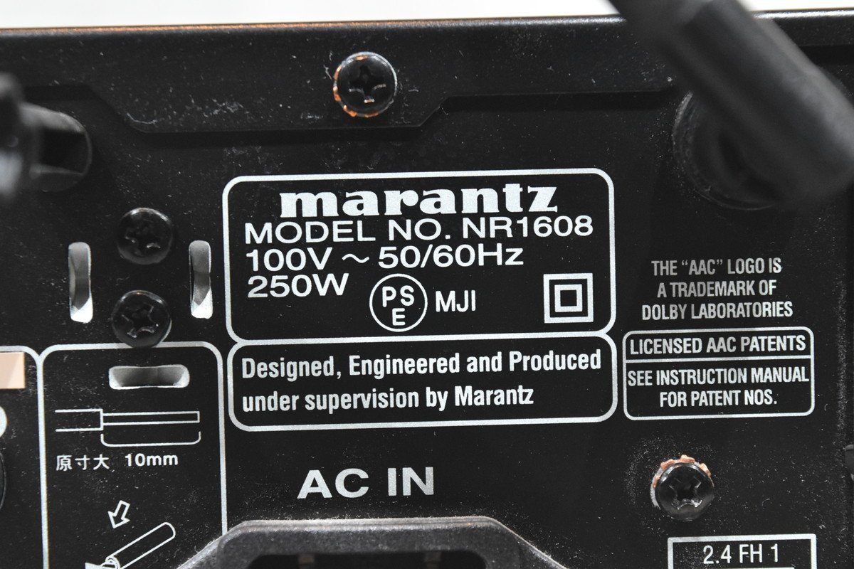 marantz/マランツ AVアンプ サラウンドアンプ NR1608 ★元箱付属_画像7