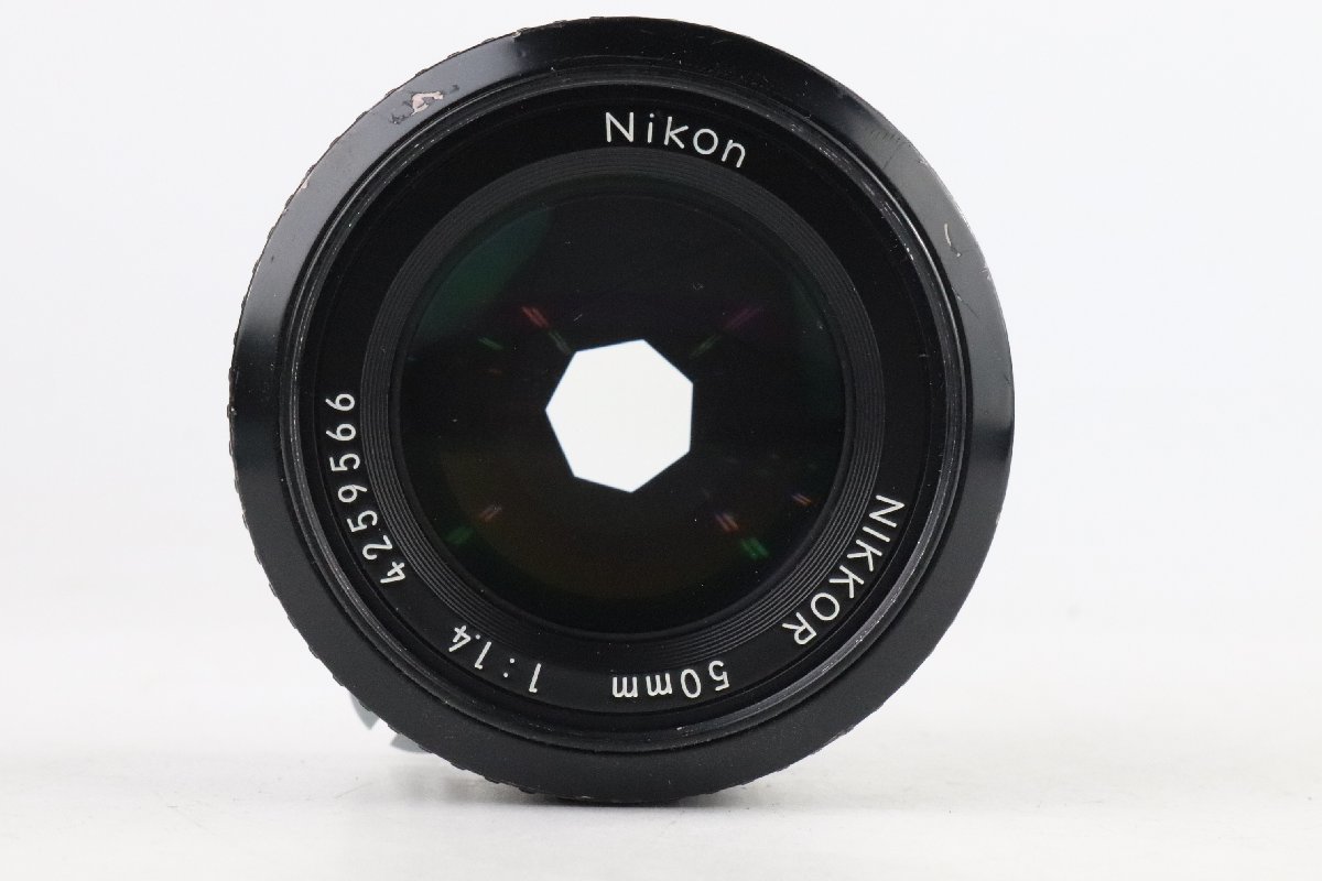 Nikon F2A Photomic ニコン F2Aフォトミック ブラック Nikon Nikkor ニッコール 50mm 1.4 AIS【難あり品】★F_画像8