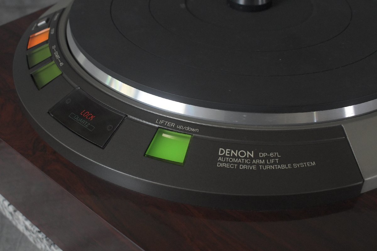 DENON デノン DP-67L ターンテーブル レコードプレーヤー【ジャンク品】★F_画像5