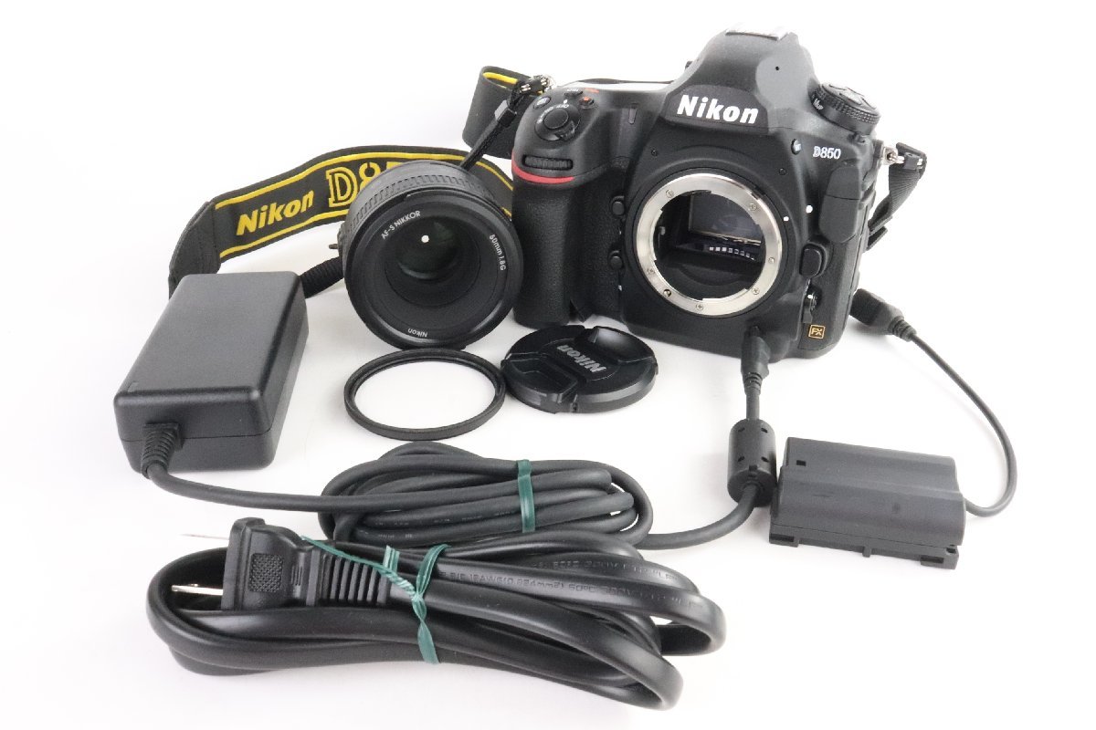 Nikon ニコン D850 デジタル一眼レフカメラ AF-S Nikkor 50mm 1.8G レンズ パワーコネクター EP-5B ②★F_画像1