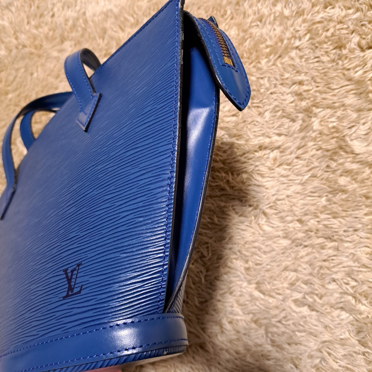 LOUIS VUITTON　ルイヴィトン　サンジャック　エピ　エピレザー　M52275　保存袋シリアルVI0973　ハンドバッグ　トートバッグ_画像3