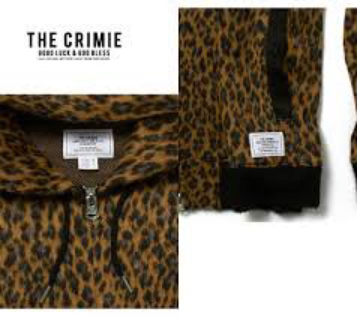 CRIMIE LEOPARD SHAGGY KNIT ZIP PARKAクライミー・レオパードシャギーニットジップパーカー