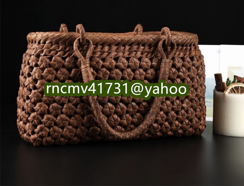 [81SHOP] recommendation * worker handmade superior article mountain .. basket bag hand-knitted mountain ... bag basket cane basket high class UP handbag 