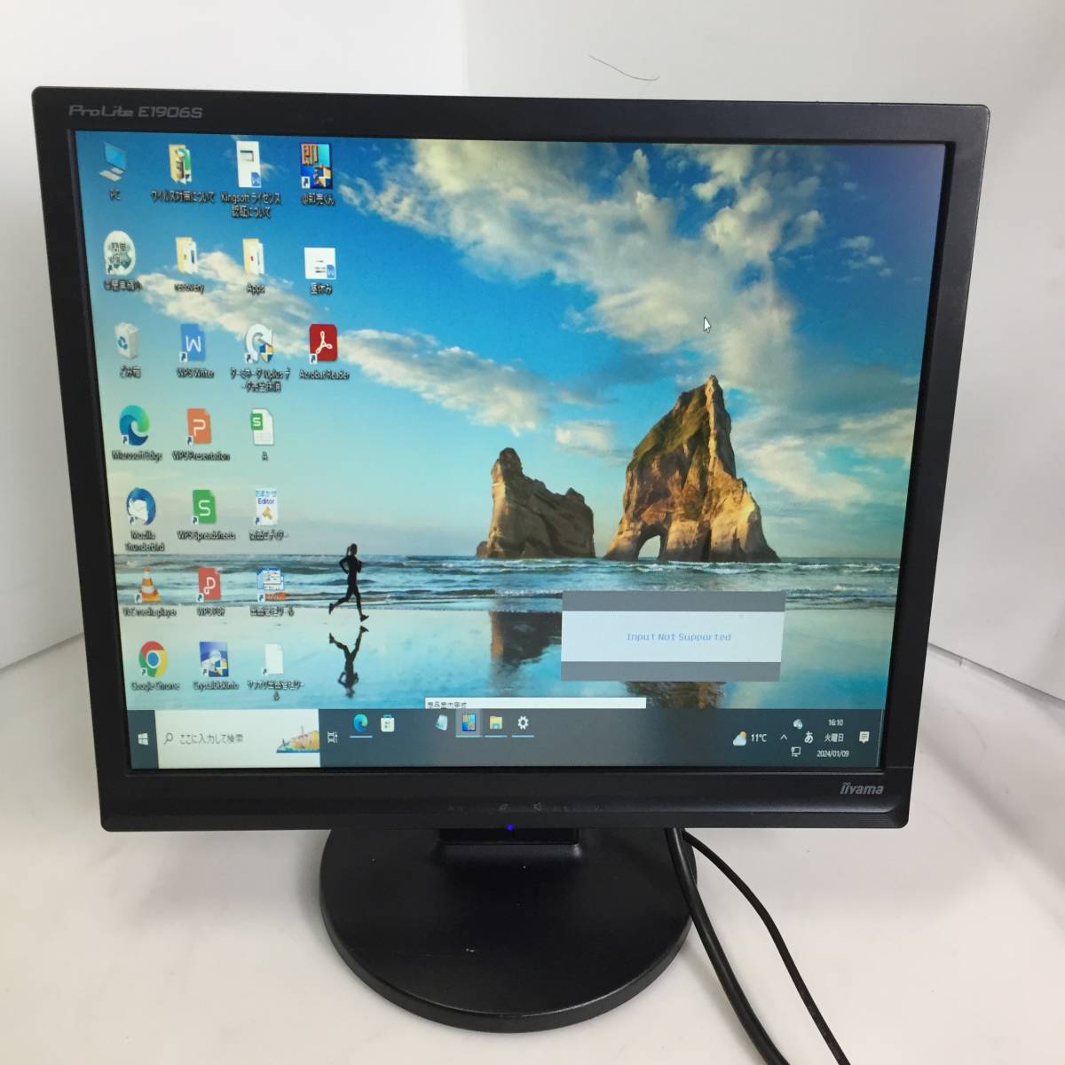 □iiyama イイヤマ ProLife 19インチ 液晶モニター 液晶ディスプレイ E1906S ブラック【動作品】_画像1